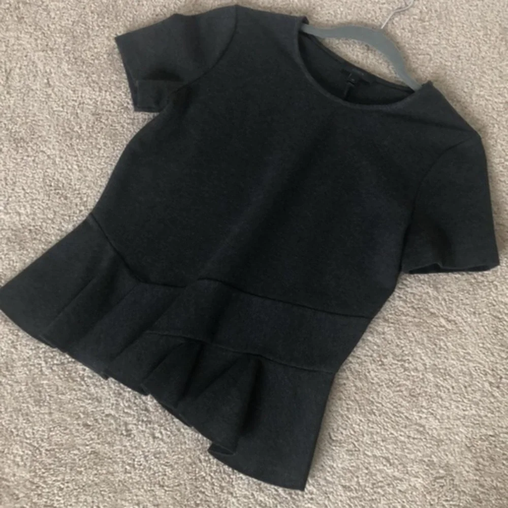 J.Crew Charcoal Blouse - Size XS